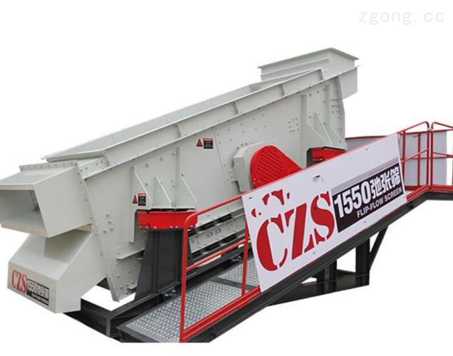 產(chǎn)品詳情 南方路機(jī)開發(fā)的 czs1550弛張篩,將圓振篩篩分技術(shù),齒狀篩網(wǎng)